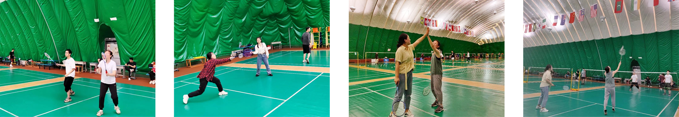 羽你一起，康健挑战丨“出海俱乐部”羽毛球运动